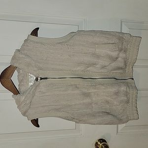 Maurices Faux Fur hooded vest